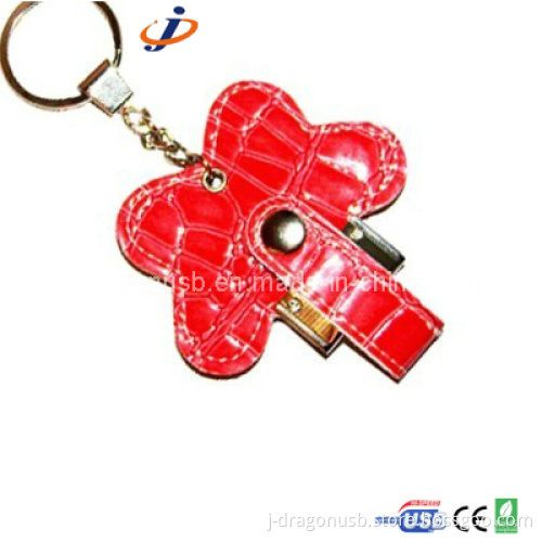 Flower Leather Flash Drive (JL19)